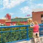 Maureen from MA on the Pedestrian Bridge 7/22/12