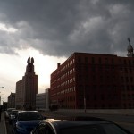 Dark clouds coming in from the west - 8/13/12