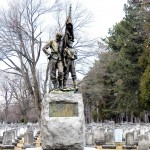 Civil War Memorial at Mt Hope Cemetery 1/13/13