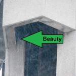 Beauty in OCSR elevator shaft south ledge - 1/3/13