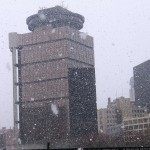 Snowy Downtown Rochester from the ASB 2/24/13