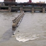 Genesee River Looking North from Andrews St Bridge 2/7/13