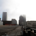Fog Bank Moves in Over City 3/9/13