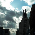 The Times Square Bldg at 6:00 pm - 4/2/13