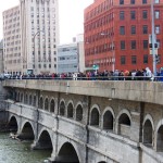 Line of folks waiting to see Green Day at BCA - The line eventually made it to my position and beyond! - 4/1/13