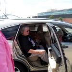 Carol C and Lorraine get ready to leave. - 6/9/13