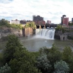 Lots of Water Coming Over the High Falls 8-13-13