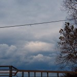 Threatening Clouds Over Lake Ontario 11-7-13