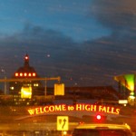 Started Snowing as I Passed High Falls Sign 11-12-13