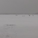 Ice Fisherpeople on Braddock Bay 12-14-13