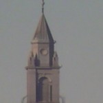 Two Falcons on Kodak Tower 1-9-14