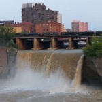 High Falls Gorge from the Pedestrian Bridge 8-7-141