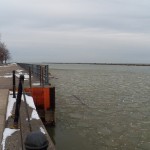 Looking North Down Charlotte and Summerville Piers Out to Lake Ontario 1-3-15