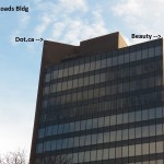 Beauty and Dot.ca on the Cross Rds Bldg. 1-18-15