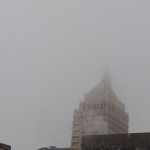 Fog Covered Kodak Tower 2-9-15