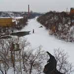 Looking North Down the River 2-7-15