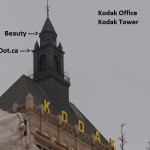 Beauty and Dot.ca on the Kodak Tower -3-7-15