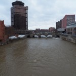 River to the North of the Broad St Bridge 3-15-15