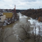 River North of the Pedestrian Bridge -3-15-15